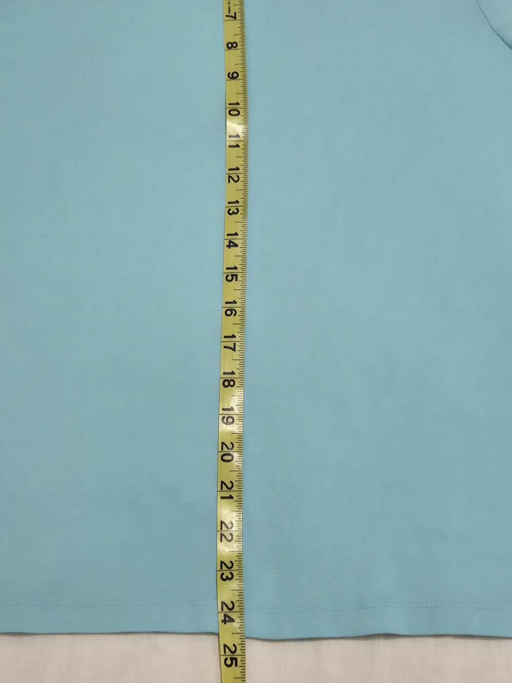 Talbots Pima Crewneck Tee Light Blue - Picture 14 of 14